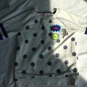 Girls Set of a sweatshirt and hoodie